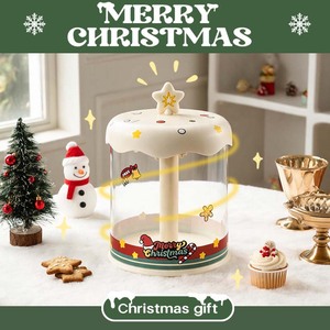 Boîte de rangement rotative pour poupées de Noël, empilable, transparente, anti-poussière, pour jouets en peluche et <span class=keywords><strong>porte</strong></span>-<span class=keywords><strong>clés</strong></span>, cadeau de Noël - Product Image 4