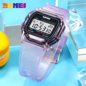 <span class=keywords><strong>Reloj</strong></span> Deportivo <span class=keywords><strong>Digital</strong></span> Skmei 2056 con Esfera Cuadrada, Correa <span class=keywords><strong>de</strong></span> TPU Suave Unisex para <span class=keywords><strong>Mujer</strong></span>, <span class=keywords><strong>Reloj</strong></span> LED para Niños, Cronógrafo Impermeable con Alarma para Hombre - Product Image 5