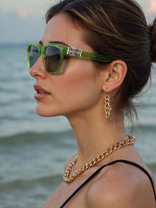 <span class=keywords><strong>Gafas</strong></span> <span class=keywords><strong>de</strong></span> <span class=keywords><strong>Sol</strong></span> <span class=keywords><strong>de</strong></span> Diseño con Acetato Importado, Color Verde, Tendencia 2025, para Hombre y Mujer, <span class=keywords><strong>Gafas</strong></span> <span class=keywords><strong>de</strong></span> <span class=keywords><strong>Sol</strong></span> <span class=keywords><strong>de</strong></span> Alta Gama, <span class=keywords><strong>Marca</strong></span> <span class=keywords><strong>de</strong></span> Lujo - Product Image 2