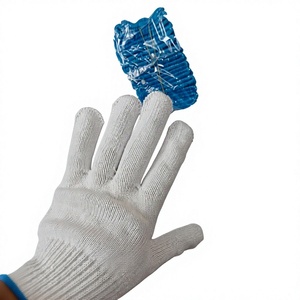 Gants de sécurité industriels réglables en coton recyclé, durables, 600g/douzaine, antidérapants, anti-chaleur, anti-coupure, légers - Product Image 1
