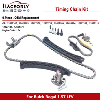 RACEORLY 12626983 12655471 Kit de chaîne de distribution 9 pièces pour moteur Buick Regal Malibu Cruze 1.5T LFV – Pièce de rechange