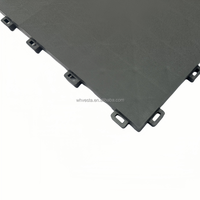 Dalles de sol modulaires en plastique PP emboîtables et amovibles pour garage, idéales pour les ateliers de lavage de voitures