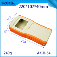 SZOMK en plastique de poche boîtier électrique boîte en plastique 5 x AA batterie AK-H-54