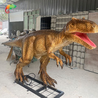 Dinosaure Allosaurus Animatronique Géant Personnalisable - Accessoire Réaliste qui Rumes et se Déplace pour Centre Commercial