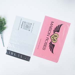 Recyclable Red Matte <b>Plastic</b> Packaging Postage Custom Printed Poly Mailer Bag Self Adhesive Express Shipping Courier Bag - Product Image 3