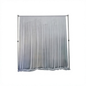 Top Quality Pipe and Drape Kit Aluminum Pipe and Drape <b>Frame</b> Telescopic <b>Backdrop</b> Stand Kit for Outdoor Events - Product Image 1