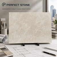 Dalle de marbre blanc Aran PerfectStone, marbre blanc Magnolia pour mur de villa, sol, comptoir, décoration intérieure
