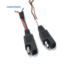 Cable de extensión SAE personalizado, arnés de cables de desconexión rápida, carga Solar para coche, Cable de batería hembra y macho SAE