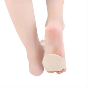 Chaussettes en coton à cinq doigts pour femmes été coussinets de <span class=keywords><strong>pied</strong></span> en fibre de bambou minces sans spectacle chaussettes demi-orteil couverture équipement de Fitness - Product Image 3