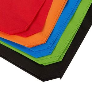 Sac fourre-tout réutilisable personnalisé avec logo, en non-tissé, avec soufflet de fond, pour les cadeaux promotionnels des salons professionnels - Product Image 4