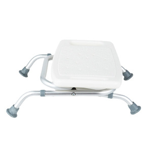 Chaise de douche pliable en alliage d'aluminium, 50x38x10cm, siège antidérapant blanc pour personnes âgées et femmes enceintes - Product Image 2
