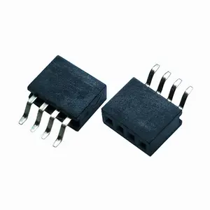 1.27mm Conector Smt Tipo 1.27 4 pin única fileira Feminino Masculino Pin Cabeçalho Para Brinquedos Modelo