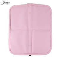 Ensemble de manucure professionnel Jieniya, sac de rangement pour nail art, 12 pièces, rose, fournitures pour ongles, kit d'outils de peinture pour nail art avec sac de rangement