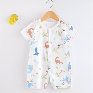 Nuevo Pelele Unisex para Bebé 2026, Traje Casual de Manga Corta y Delgado para Recién Nacido, Mono con Estampado de Dibujos Animados, Tejido 100% Algodón - Product Image 1
