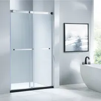 Porte de douche Opaque à charnière 5232, modèles de salle de bains