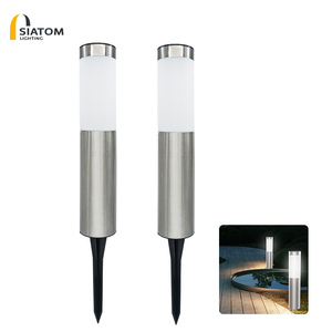 Lampada <span class=keywords><strong>Solare</strong></span> <span class=keywords><strong>da</strong></span> <span class=keywords><strong>Giardino</strong></span> a LED IP65 Impermeabile in Acciaio Inox per Vialetti Esterni - Product Image 3