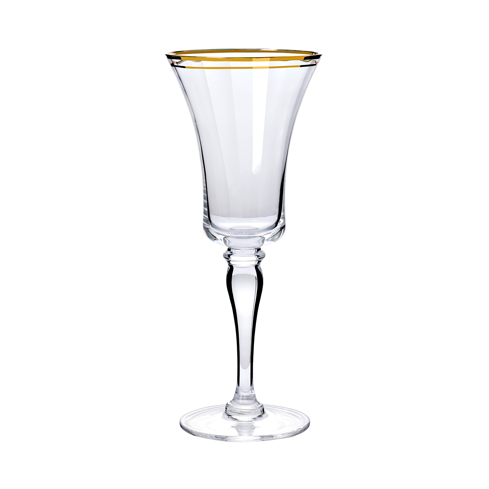 Gold Edge Big Wine Goblet