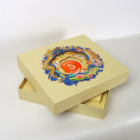 Boîte-cadeau de tiroir en papier imprimé de logo personnalisé en gros pour l'emballage de boulangerie sucrée de biscuit macaron avec spécifications en aluminium