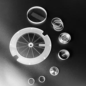 OEM حجم ثقوب مستديرة شفافة ألواح زجاجية شفافة مستديرة تنصهر السيليكا الكوارتز - Product Image 4