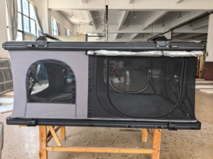 Nueva Carpa de Techo Impermeable 2025, de Material ABS Compuesto y Oxford Resistente, para 4 Personas, para Campamento al Aire Libre, 4x4 Todoterreno, Carpa de Techo Tipo Helicóptero - Product Image 1