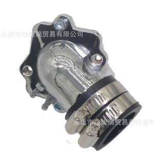 ท่อไอดีแบบดัดแปลง Jog50 อะลูมิเนียมขัดเงา สำหรับเชื่อมต่อคาร์บูเรเตอร์สกู๊ตเตอร์ ชิ้นส่วนทดแทนด้านบน - Product Image 2