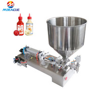 Machine de remplissage pneumatique à piston pour confiture, machine de remplissage de mayonnaise pour ligne de production de sauces alimentaires