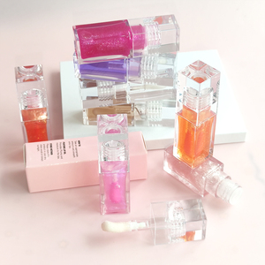 Brillant à lèvres gras huile repulpante pour les lèvres hydratant vegan personnalisé marque privée fruité teinté au <span class=keywords><strong>parfum</strong></span> maquillage des lèvres - Product Image 3