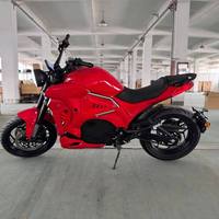 Trottinette électrique 5000W 180km/h Street Sport Racing 72V Moteur à chaîne à entraînement central Alimentée par batterie Charge 300KG 113cm Rouge