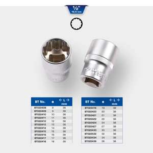 BRILLIANT TOOLS - BT022420 1/2'' <b>12</b>-<b>point</b> <b>socket</b> - EAN 4042146869185 HAND <b>SOCKETS</b> 1/2" - Product Image 2