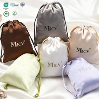 Eastsunshine – Nouvelle Pochette à Bijoux de Mariage en Satin 10*13 Personnalisable avec Logo OEM, Impression Soie, Douce et Luxueuse – Vente Chaude