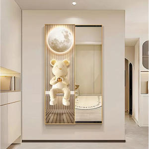 Dipinti a figura intera in stile Art déco moderni da appendere a <span class=keywords><strong>parete</strong></span> minimalisti a <span class=keywords><strong>specchio</strong></span> nascosto disegni dipinti decorativi <span class=keywords><strong>con</strong></span> specchi nascosti - Product Image 1