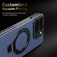 Étui de téléphone en cuir HMJ Wholesale avec support et chargement magnétique pour Google Pixel 9 10 Pro Fold