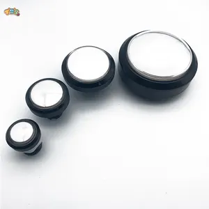 100mm big round push button arcade Led Push Button Switch Custom Plastic Round Color Game Push Button
