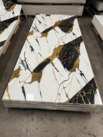 Panneau mural en PVC effet marbre brillant UV 1200*2400/2800/2900MM