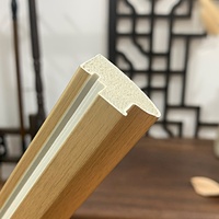 Cadre de moulure MDF minimaliste moderne, bordure gris-âne effet peinture à l'huile, pour miroir ou cadre photo, décoration extérieure