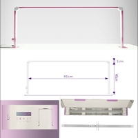 Nouvelle Arrivée Carré Pliable LED Table Lumière Multifonctionnel Salon De Beauté Équipement pour Visage Corps Privé Nail Lampe US Plug