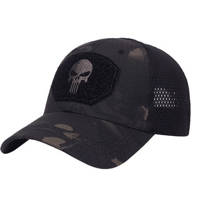 Chapeau de sport Camouflage Tactical Mesh Snapback Chapeaux Casquette de camionneur pour homme avec patch brodé - Product Image 4