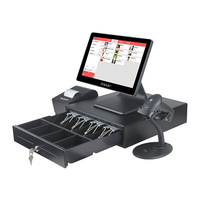 Terminal Punto de Venta Todo en Uno con Pantalla Táctil de 15.6'' para Restaurante, Máquina de Pago para Cajero, Sistema de Punto de Venta al por Mayor
