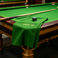 Tapis de billard en pure laine verte S.Q.F, tissu de snooker haute densité et lisse pour table de billard 7ft/8 boules/mini/convertible, idéal pour la maison