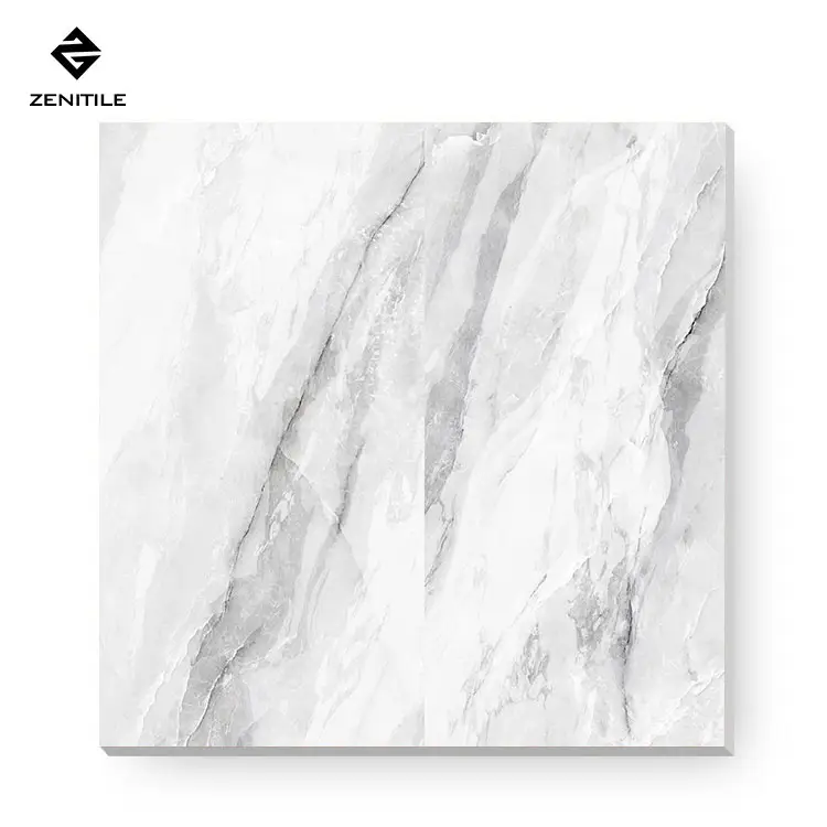 SASO Certificate ZIBO 3d digital 600x600 white marble glazed polished porcelain kajaria tiles floor design