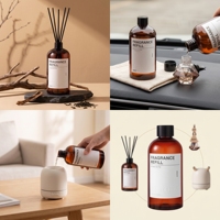 Recharge d'huile diffuseur de parfum écologique personnalisée 500ml, senteur lys, parfum intense, désodorisant d'ambiance de luxe pour la maison et l'hôtel