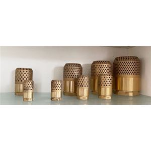 Válvula de Retención de Latón NPT de 3 Pulgadas con Filtro Redondo, Válvula de Pie para Bomba de <span class=keywords><strong>Pozo</strong></span>, Control de Flujo Unidireccional - Product Image 4
