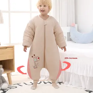 Couverture anti-coup de pied <span class=keywords><strong>pour</strong></span> bébé, automne-hiver, nouveau-né, couverture matelassée chaude <span class=keywords><strong>pour</strong></span> enfants, pyjama détachable, sac de couchage amovible <span class=keywords><strong>pour</strong></span> bébé - Product Image 2