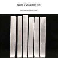 Cristal de gypse naturel de Chine, barre, plaque, feuille, cristal de quartz blanc, pierre brute, sélénite