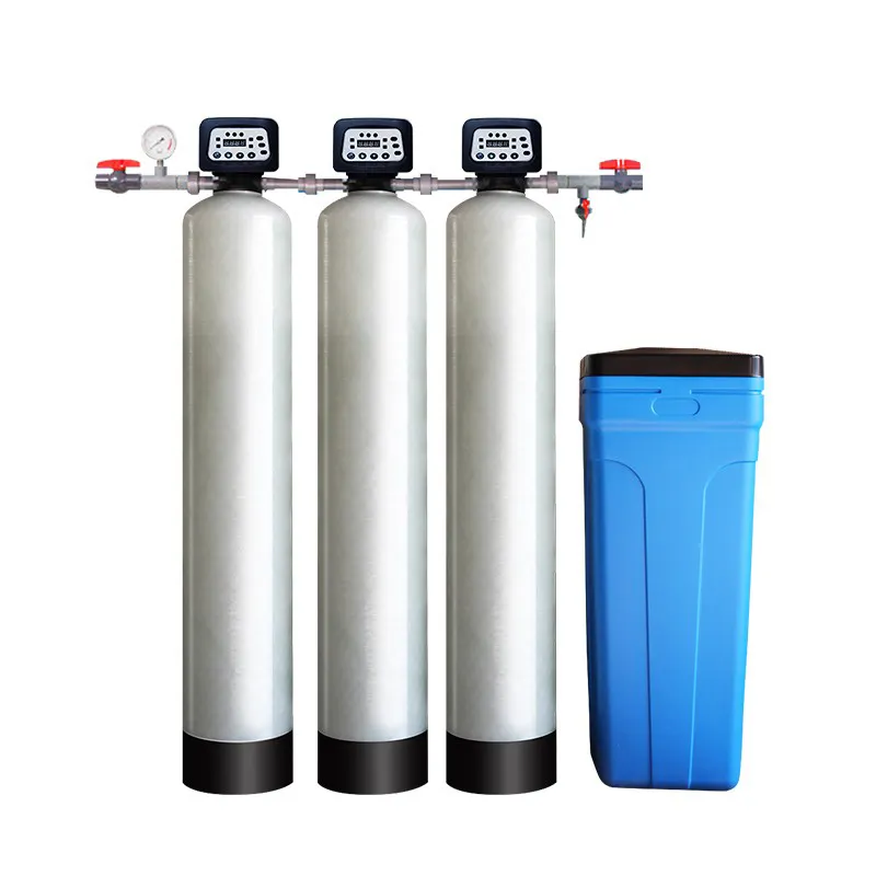 Dienwp Hele Huis Drievoudig Voorfilter Wateronthardersysteem Thuisgebruik 300 Gallon Per Uur