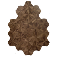 Parquet préfini en bois d'ingénierie Parquet intérieur en chêne à motif unique de luxe en gros