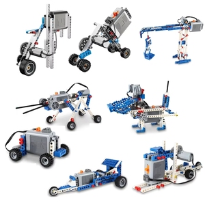 Kit <span class=keywords><strong>de</strong></span> robotique pour enfants 8-en-1, plus <span class=keywords><strong>de</strong></span> 310 pièces, chien robot programmable, jouet éducatif <span class=keywords><strong>STEAM</strong></span>, ensemble <span class=keywords><strong>de</strong></span> blocs <span class=keywords><strong>de</strong></span> construction - Product Image 1
