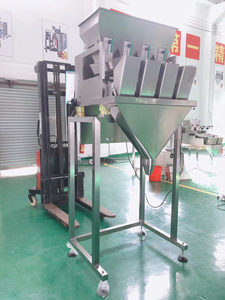 500 elettrico g-5kg macchina di riempimento semiautomatica di riempimento macchina ingranaggio nucleo del motore di noccioline di caffè granuli soluzione di imballaggio - Product Image 6