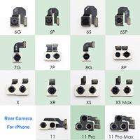 Fourniture unique de caméras principales arrière d'origine de la série entière pour iPhone 5 6s 7 8 Plus pièces d'assemblage pour Xs Max 11 12 Pro 13 14 15