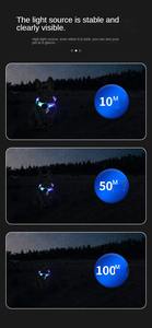 <span class=keywords><strong>Collar</strong></span> Luminoso <span class=keywords><strong>LED</strong></span> Recargable por USB para Perros, Patrón Sólido, Nailon, Encapsulado en PVC, Cinta, Correa de Mano para Mascotas - Product Image 3